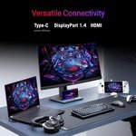  ASUS ROG Strix 32â€ 1440P USB-C Curved HDR Gaming Monitor (XG32WCS) - QHD, 180Hz, 1ms, Fast VA, Extreme Low Motion Blur Sync, FreeSync, DisplayWidget, Tripod...