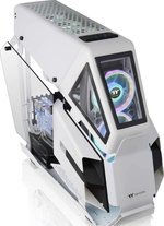 Thermaltake AH T600 Snow Helicopter Styled Open Frame, Tempered Glass Swing Door, E-ATX, Full Tower Case (Case Only) | CA-1Q4-00M6WN-00