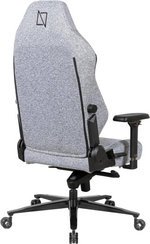 Navodesk Formula Series Apex Air Gaming Chair, Lumbar Support, 4D Armrests, Memory Foam Pillows & Magnetic Headrest, Up to 155Â° Backrest Recline, 135kg Weight Capacity, Light Grey | APEX-AIR-FW-LG