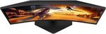 AOC C27G4ZE Gaming Monitor, 27" VA FHD Display, Up to 280Hz Refresh Rate, 0.3ms (MPRT) Response Time, Adaptive Sync Technology, 1.07b Color Display, 1500R Curvature, Black | C27G4ZE