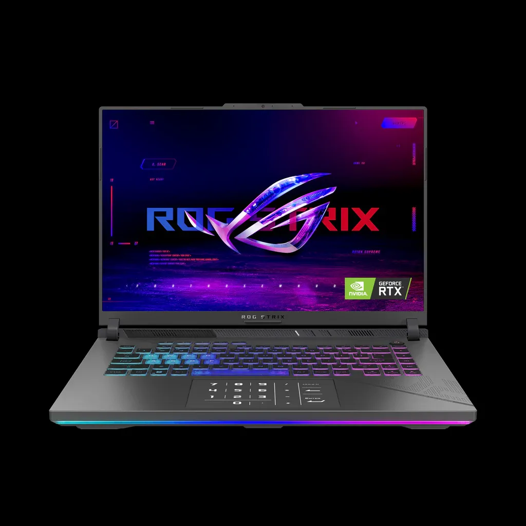 ASUS ROG STRIX G16 G614JVR-I9161G | Intel Core i9 14900HX, 16GB RAM, 1TB SSD, 16" WUXGA(1920x1080) 165Hz, 8GB NVIDIA RTX 4060, Win11 Home, Eng-Arb K/B, Gray