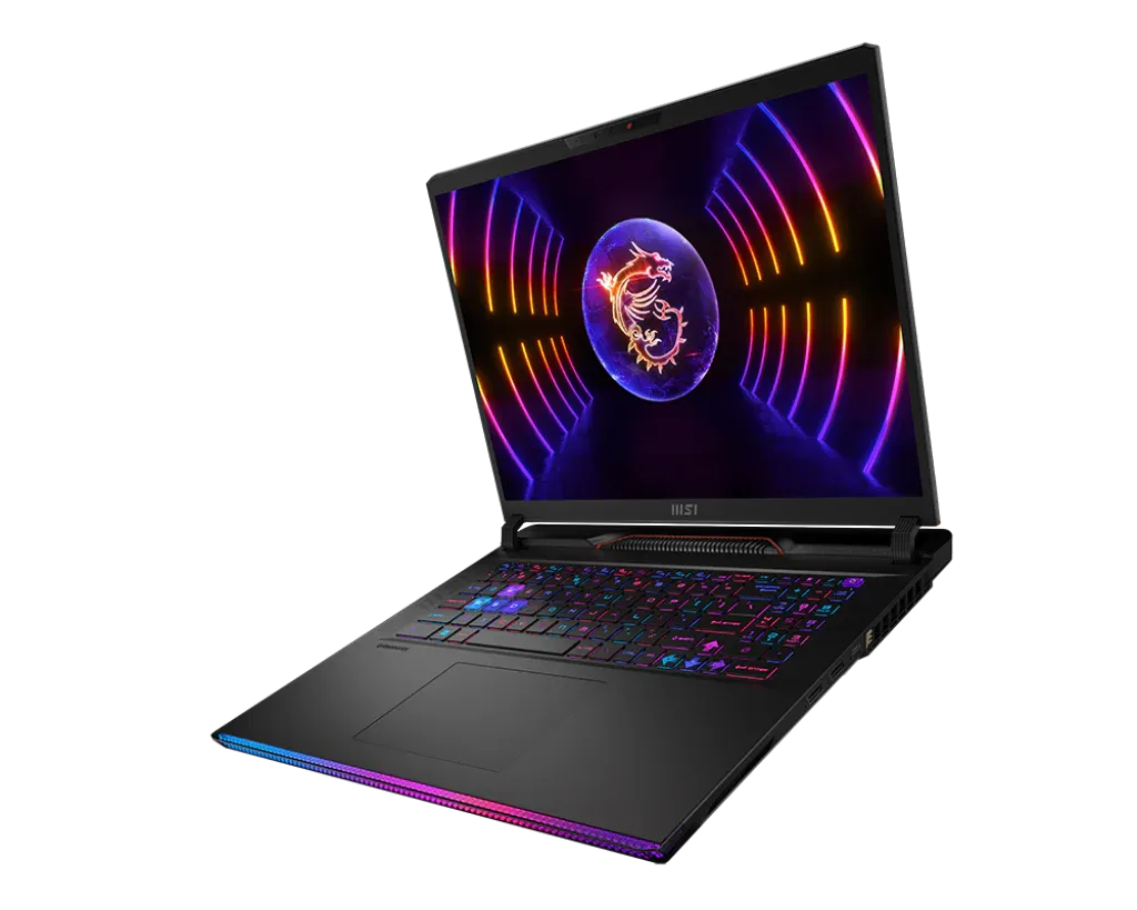 MSI RAIDER GE78 HX A14VIG 9S7-17S151-699 | Intel Core i9 14900HX, 64GB RAM, 2TB SSD, 16GB NVIDIA RTX 4090, 17" QHD+ 240Hz, Win11 Home, Eng-Arab K/B, Black + Backpack