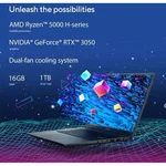 ASUS VIVOBOOK M3500QC-OLED0R7W | Ryzen R7 5800H, 16GB SSD, 1TB SSD, 15.6" OLED FHD, 4GB NIVIDIA RTX 3050, Win11 Home, Eng-Arab K/B, BLUE