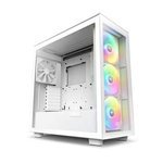 NZXT H7 Elite RGB ATX Mid Tower Gaming Case - White CM-H71EW-02