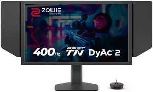 BenQ Zowie XL2566X+ Gaming Monitor, 24" TN Display, FHD Resolution, Up to 400Hz Refresh Rate, DyAc 2 Technology, Black eQualizer, Color Vibrance, S Switch, Shielding Hood, Black | XL2566X+