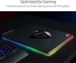 ASUS NH02-ROG Balteus RGB Gaming Mouse Pad, USB Port, Aura Sync RGB Lighting, Hard Micro-Textured Gaming-Optimized Surface & Nonslip Rubber Base | 90MP0110-B0UA00