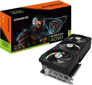 Gigabyte GeForce RTX 4090 GAMING OC Graphics Card, 24GB GDDR6X 384 bit Memory, 16384 CUDA Cores, 2535 MHz Core Clock, 21 Gbps, PCI-E 4.0x16, DP 1.4/3 HDMI 2.1 | GV-N4090GAMING OC-24GD