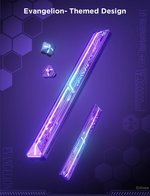 Govee x Evangelion Gaming Wall Light, RGBIC Color Support, 12 Light Sections & 8 Connectors, High-Level DIY Customization, Sci-fi-like Smart Control Features, Wi-Fi + Bluetooth Connectivity | H6063