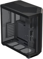  APNX V1 V1-W-BK-v1 ATX Mid Tower Glass Edition Computer Case, Up To 360mm Radiators, x10 Fan Slot, SGCC Body Material, Wood Front Panel, 0.8mm Steel Thickness, Black & Wood | APCM-VI01103.11
