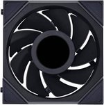 Lian Li Uni Fan TL 120 Reverse Blade Case Fan, 1.6" LCD, 120mm Fan Size, 1900 RPM Fan Speed, 54.3 CFM Airflow, PA66 / PBT Materials, FD Bearing, Triple Pack, W/ Controller, Black | G99.12RTLLCD3B.00