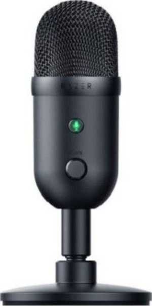 Razer Seiren V2 X USB Microphone for Streamers, 25mm Condenser Microphone,Supercardioid Pickup Pattern, Analog Gain Limiter, 48 kHz Sample Rate, Black | RZ19-04050100-R3M1