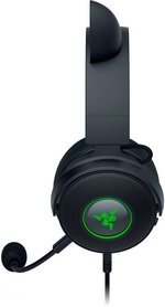 Razer Kraken Kitty V2 Pro Gaming Headphones, 50mm Razer TriForce Titanium, Passive Noise Cancellation, Unidirectional Pick-Up Pattern, USB Type-A Connectivity, Black | RZ04-04510100-R3M1