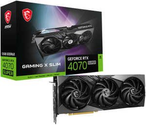 MSI GeForce RTX 4070 SUPER 12G GAMING X SLIM GDDR6X Graphics Card, DLSS 3 MSI