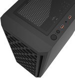 DarkFlash DK350 ATX Computer Case, 4x Pre-Installed aRGB Fans, Up to 360mm Radiator & 6 Fan Support, 0.5mm SPCC Material, 4mm Tempered Glass Panel, Fast Detach Dust Filter, Black | DK350