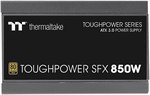 Thermaltake Toughpower SFX 850W Gold Power Supply, 850W Power Capacity, Active PFC, 80 PLUS Gold Efficiency, PCIe Gen 5.0, Black | PS-STP-0850FNFAGK-1
