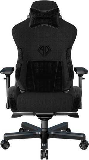 Anda Seat T-Pro II Premium Gaming Chair, 4D Armrests, Memory Foam Neck Pillow & Lumbar Support, Black | AD12XLLA-01-B-F