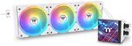 Thermaltake MAGFloe 360 Ultra ARGB Sync AIO Liquid Cooler, 3.95" LCD Display, 360mm Radiator, 3x 120mm SWAFAN EX ARGB Fans, 3300 RPM Fan Speed, 57.11CFM Fan Airflow, Snow | CL-W433-PL12SW-A