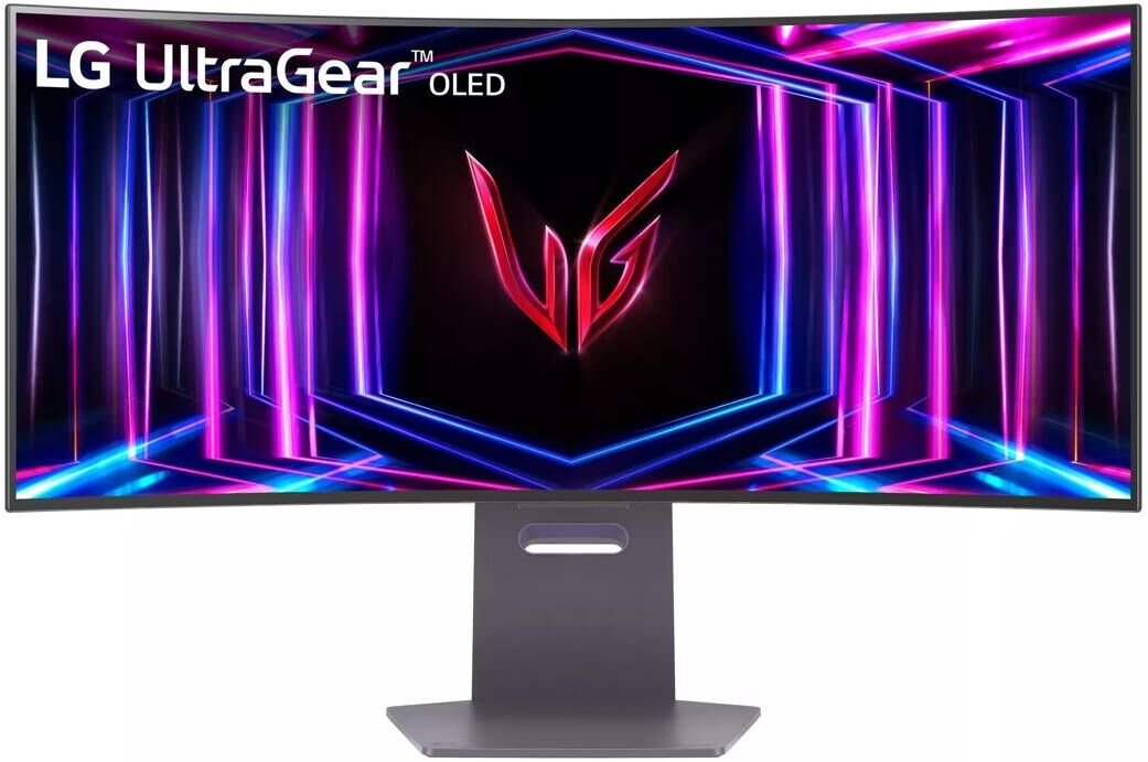 LG 34GS95QE-B Curved Gaming Monitor, 33.9" WQHD OLED Display, 240Hz Refresh Rate, 0.03ms (GtG) Response Time, AMD FreeSync Premium Pro Technology, 800R Curvature, Black | 34GS95QE-B