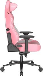 DXRacer Craft Pro Hello Human Cat Edition Gaming Chair, 2D Integrated Lumbar Support, 4D Armrest, 90Â° - 135Â° Reclining Backrest, Cold-Cure Foam, Class 4 Hydraulics, Pink | CRA-PR008-P-H1