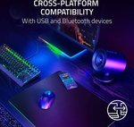 Razer Nommo V2 X Full-Range 2.0 PC Gaming Speakers, 2 x 3â€ Full-range Drivers, Custom 10-Band EQ, Bluetooth Connection, USB Type C to USB Type A, THX Spatial Audio, Black | RZ05-04760100-R3G1v