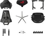 Asus SL400 ROG Destrier Ergo Gaming Chair, 150 KG Maximum Load, 3D With 360 Fully Rotate Armrest, 90 - 135 Tilt Range, Class 4 Gas Lift, 75mm PU Casters, Adjustable Angle, Black | 90GC0120-MSG010