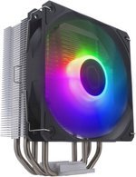 Cooler Master Hyper 212 Spectrum V3 CPU Air Cooler, 120mm Spectrum ARGB Fan, 1750 RPM, 71.93 CFM Airflow, Nickel Plated Heat Pipes, ARGB Detection, 2 VDC, 4 Pin PWM, Black/Silver | RR-S4NA-17PA-R1