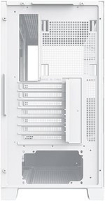 Xigmatek Endorphin Ultra Artic Mid Tower PC Case, 0.8mm SPCC Thickness Material, Up to 360mm Radiator Support & 8 Fans Support, Front & Left Tempered Glass Panel, White | EN41334