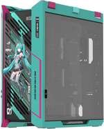 ASUS ROG Strix Helios II Hatsune Miku Edition Mid Tower Computer Case, 4x 140mm Pre-Installed Fans, Up to 420 Radiator & 7x 120mm Fan Support, USB-C 20Gbps, Cable Management | 90DC00W0-B39010