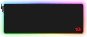 Redragon P033 Suzaku RGB LED Gaming Extended Mousepad, 800x300x4mm Dimensions, Soft Waterproof Surface, MMO Pixel Perfect Accuracy, Nonslip Base, Black | P033