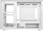DeepCool CH260 Micro-ATX Computer Case, Up to 360mm Radiator, Up to 6x 120mm Fan Support, 4x Expansion Slots, Tempered Glass Side Panel, Wraparound Mesh Panels, White | R-CH260-WHNGM0-G-1