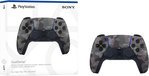 Sony PlayStation 5 DualSense Wireless Controller, Haptic Feedback & Adaptive Triggers, Bluetooth, Built-in Mic, Headset Jack & Speaker, Built-in Battery & USB Type-C, Grey Camouflage | G-CAMO