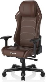 DXRacer 1238S Master Series Gaming Chair, Microfiber Leather, 4D Armrests, Multi-functional Tilt, 3" Casters, High Density Mold Shaping Foam, 220lbs Recommended Weight, Brown | DMC-I238S-C-A3