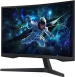 Samsung Odyssey G5 G55C Curved Monitor, 27" QHD VA Display, 165Hz Refresh Rate, 1ms (MPRT) Response Time, 1000R Curvature, AMD FreeSync Technology, Black | LS27CG552EMXUE
