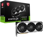 MSI VGA RTX4090 VENTUX 3X  OC 24GB Graphic Gard