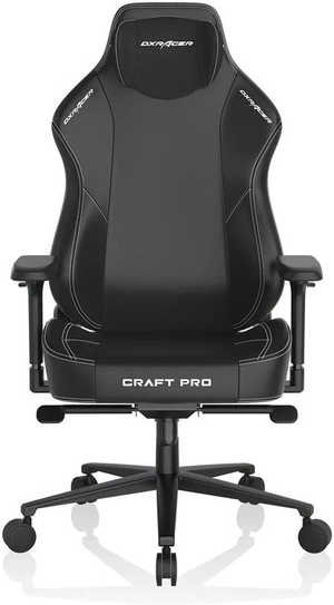 DXRacer Craft Pro Classic1 Gaming Chair, Alumnum Base, High-Density Memory Foam, Adjustable Memory/Recline, 4D Armrests, Multi-fun Tilt, 2.36" Caster, Class 4 Hydraulics, Black | CRA-PR001-N-H1