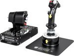 Thrustmaster Hotas Warthog Joystick and Throttle, 51 Programmable Action Buttons, 3-D Magnetic Sensor Technology, Replica Backlit Control Panel w/ 5 LEDs, Black | TM-JSTK-WARTHOG / 2960720
