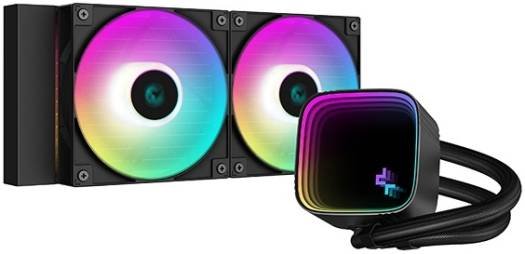 DEEPCOOL AIO Liquid Cooler LS520 SE A-RGB BLACK R-LS520-BKAMMM-G-1