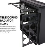 CORSAIR OBSIDIAN 1000D Super-Tower Case, Smoked Tempered Glass, Aluminum Trim - Integrated COMMANDER PRO Fan And Lighting Controller | CC-9011148-WW