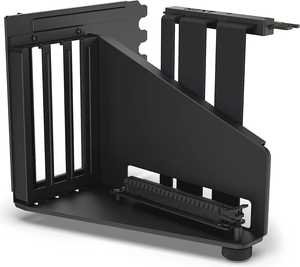 NZXT Vertical GPU Mounting Kit, 175 mm PCIe 4.0x16 Riser Cable, GPU Holder, Sturdy Steel Bracket, Fits perfectly with NZXT H5, H7 and H9 Series, Black | AB-RH175-B1