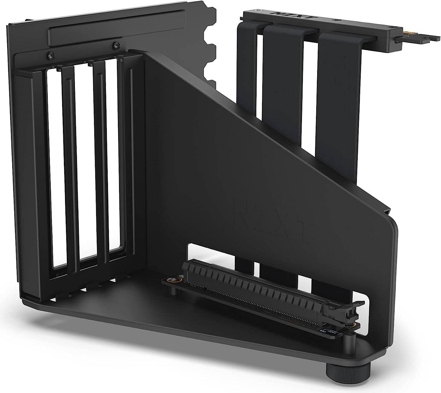 NZXT Vertical GPU Mounting Kit, 175 mm PCIe 4.0x16 Riser Cable, GPU Holder, Sturdy Steel Bracket, Fits perfectly with NZXT H5, H7 and H9 Series, Black | AB-RH175-B1