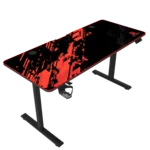 GamerTek GT-Elevate X Gaming Desk - Red & Black