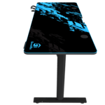 GamerTek GT-Elevate X Gaming Desk - Blue & Black
