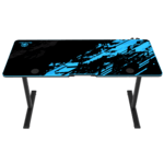 GamerTek GT-Elevate X Gaming Desk - Blue & Black