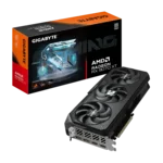 Gigabyte Radeon RX 9070 XT GAMING OC 16G Graphics card, 16GB GDDR6, 20 Gbps 256 bit, Boost Clock 3060 MHz, 4096 Stream Processors, WINDFORCE Cooling System | GV-R9070XTGAMING OC-16GD