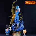 Anime Dragon Ball Z Goku Vegeta Fusion Vegetto Head Replace 58cm Statue Figure