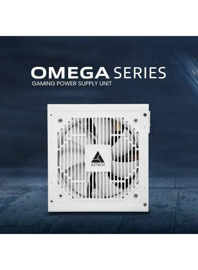 OMEGA 1250W 80 Platinum Plus ATX 3.1 & PCIe 5.1 Ready Fully Modular Power Supply Ultra‑Quiet Hybrid Fan PSU 120 mm, Japanese 100% 105 °C Caps, ZERO RPM Low noise Control